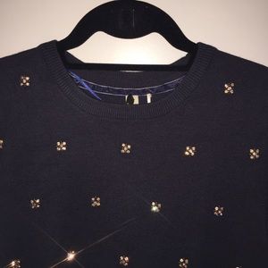 Brand new sweater with jewels